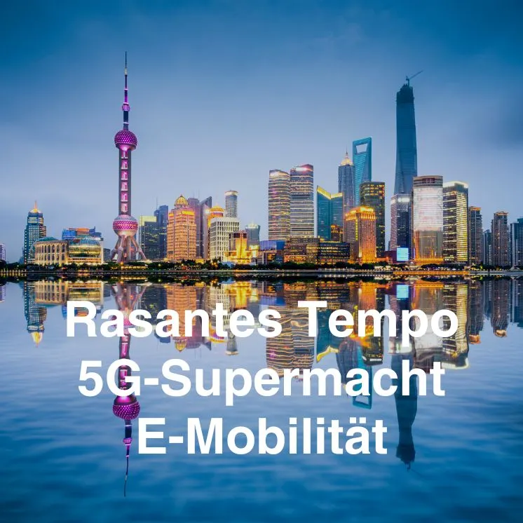 Innovationskraft in Shanghai mit Fokus auf schnelles Wachstum, 5G-Technologie und E-Mobilität