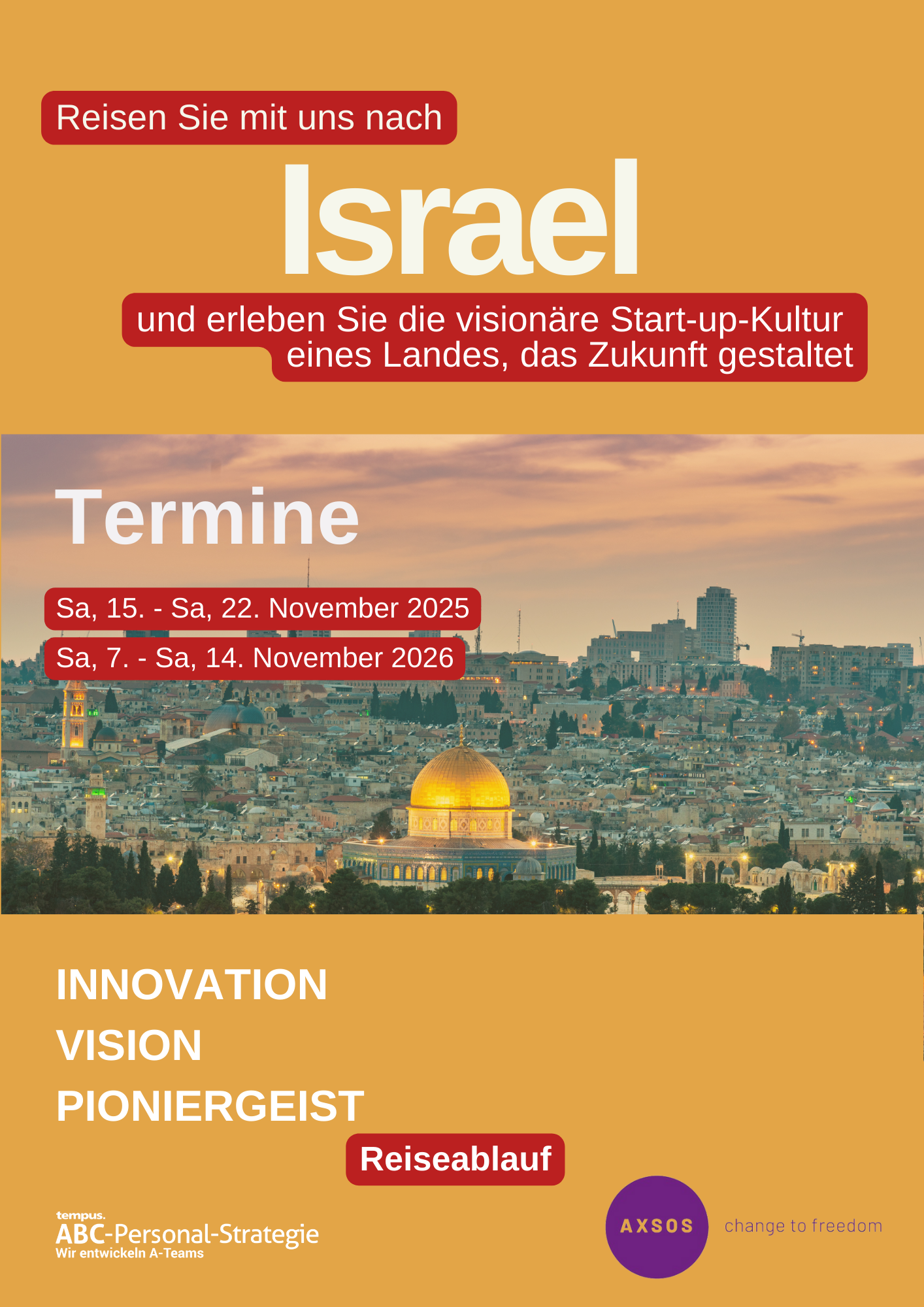 Israel Tagesablauf