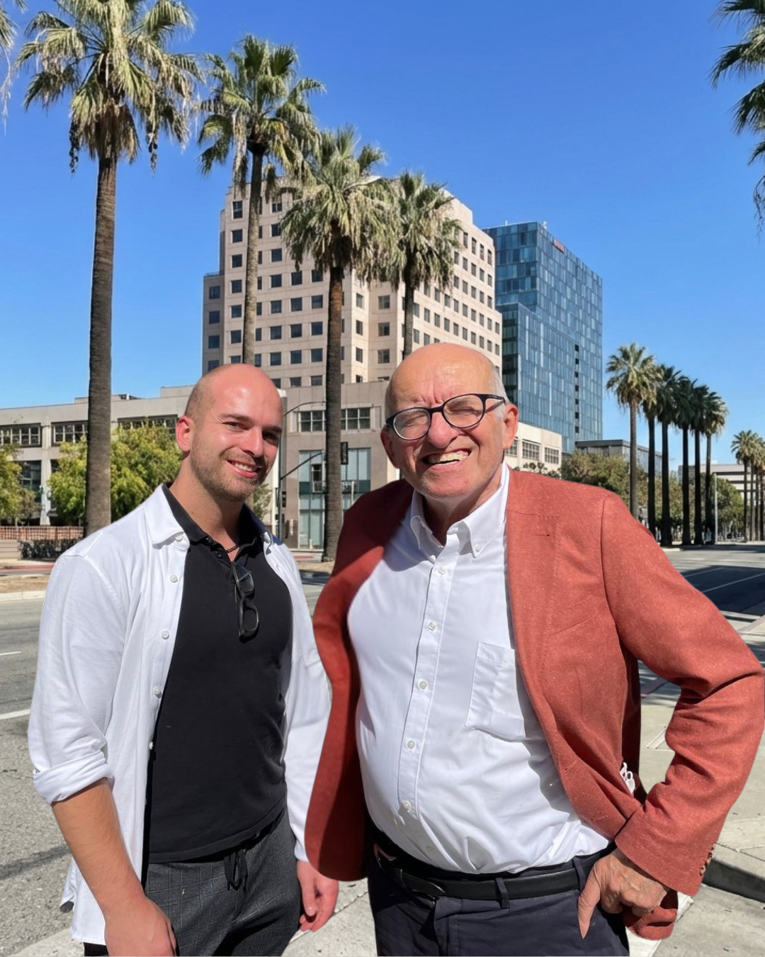 Fabian Vihl (links) und Jörg Knoblauch – gemeinsame Arbeit an internationalen Unternehmer-Reisen bei der tempus ABC Personal GmbH.