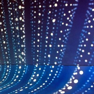 Lichtinstallation an der Decke des Seoul-Sky-Observatoriums